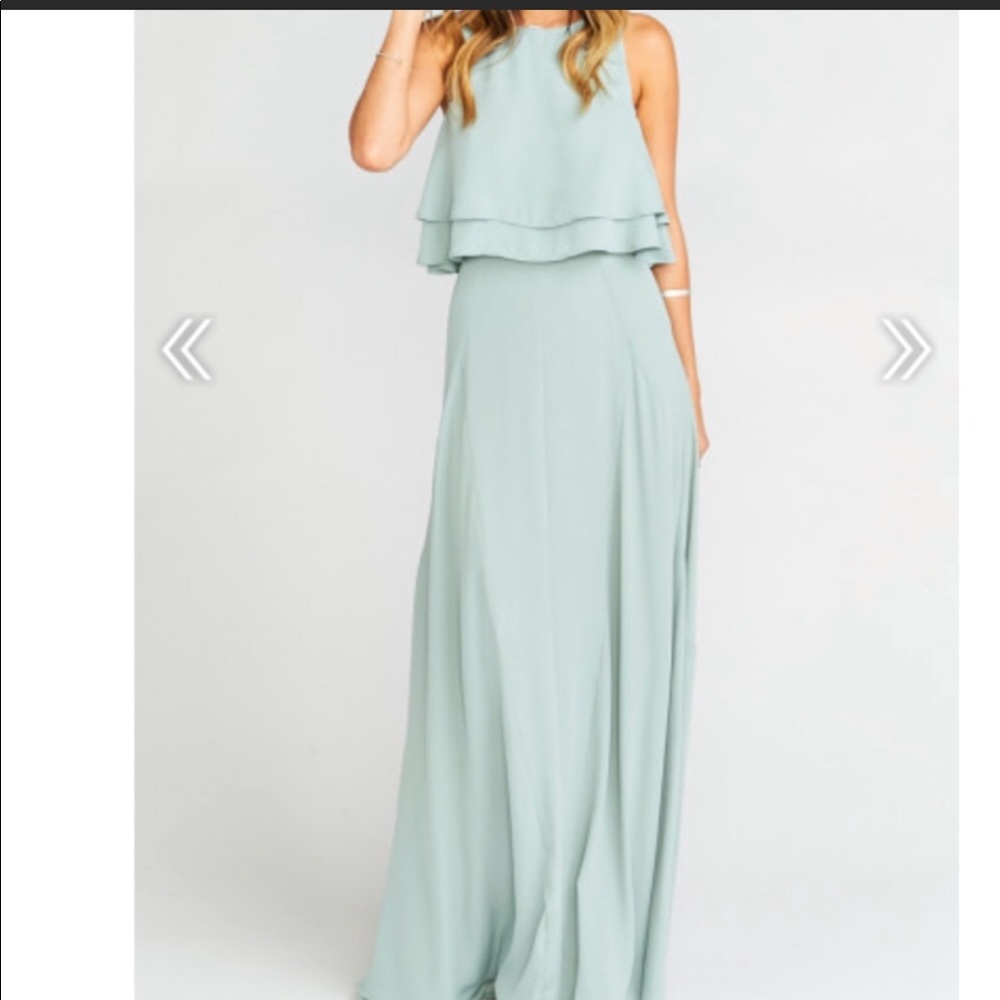 SMYM Two Piece Bridesmaid Set